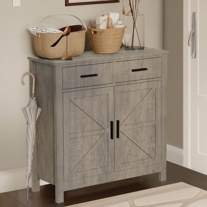 MLNshops Modern Farmhouse Buffet Cabinet for Stylish Storage