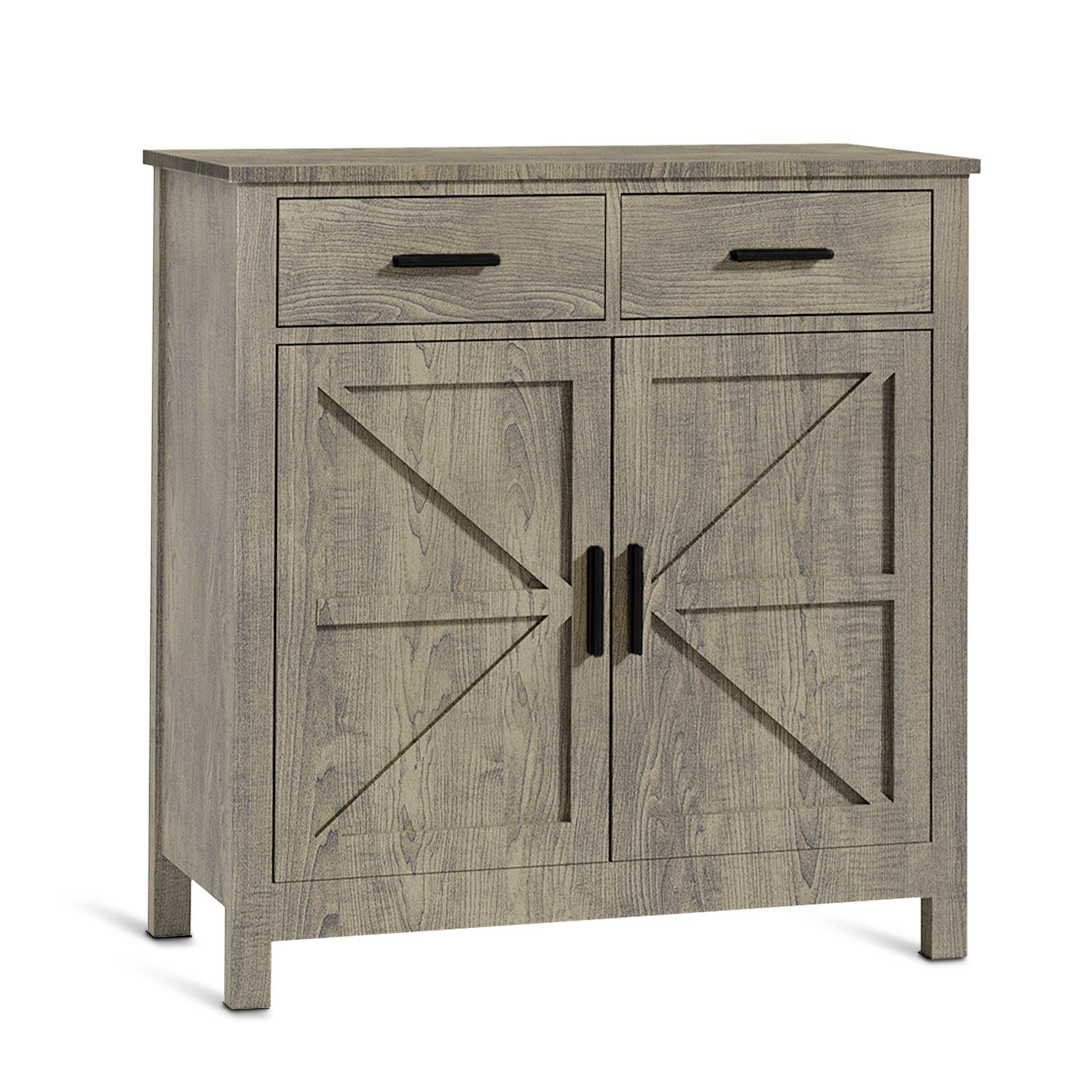 MLNshops Modern Farmhouse Buffet Cabinet for Stylish Storage