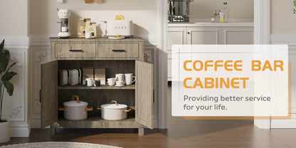 MLNshops Modern Farmhouse Buffet Cabinet for Stylish Storage