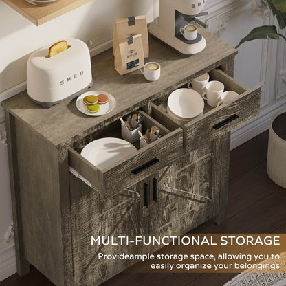 MLNshops Modern Farmhouse Buffet Cabinet for Stylish Storage