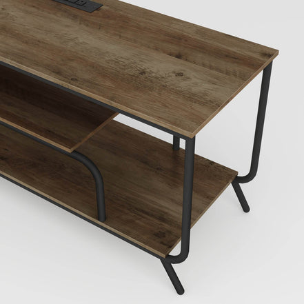 MLNshops light grey TV console for 55 inch TV LED Light