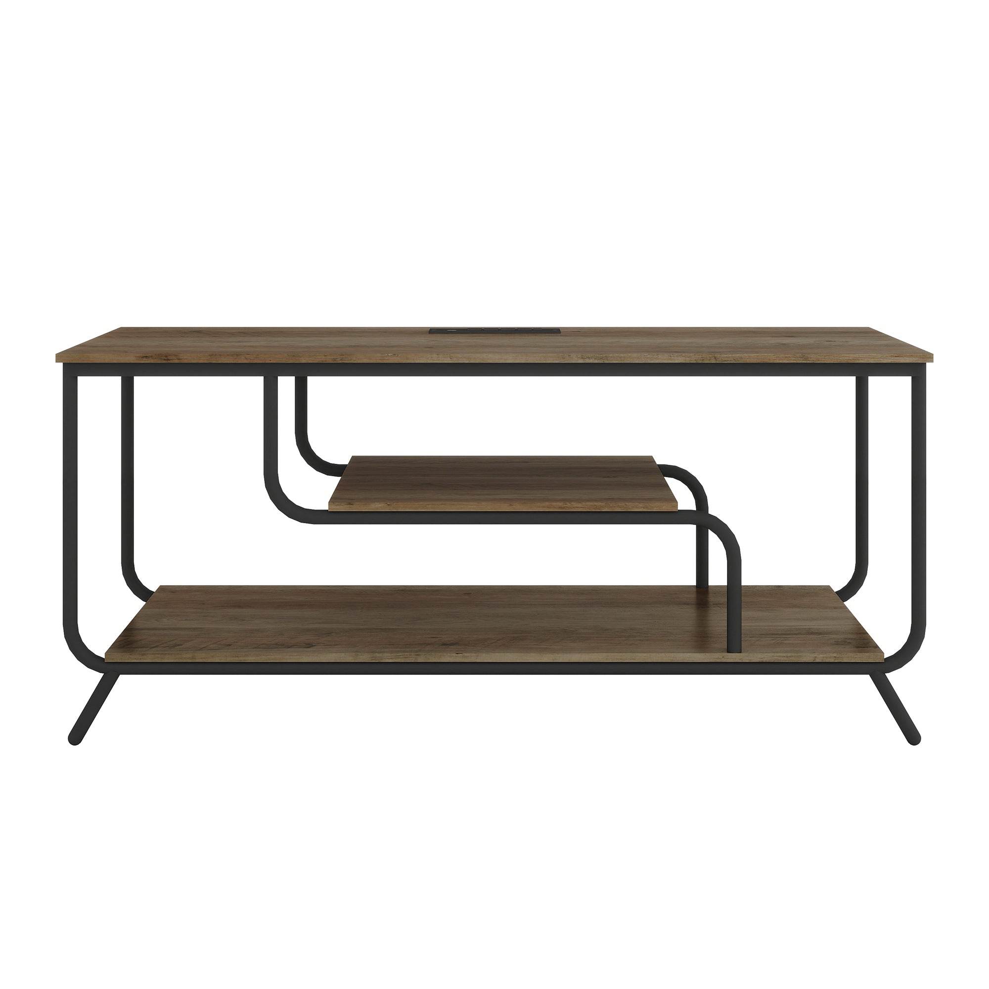 MLNshops light grey TV console for 55 inch TV LED Light