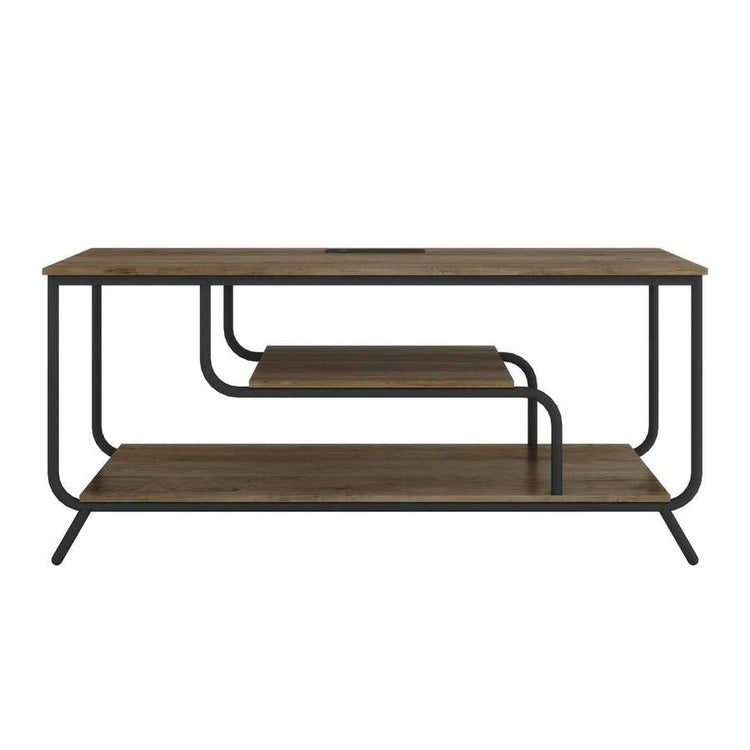 MLNshops light grey TV console for 55 inch TV LED Light