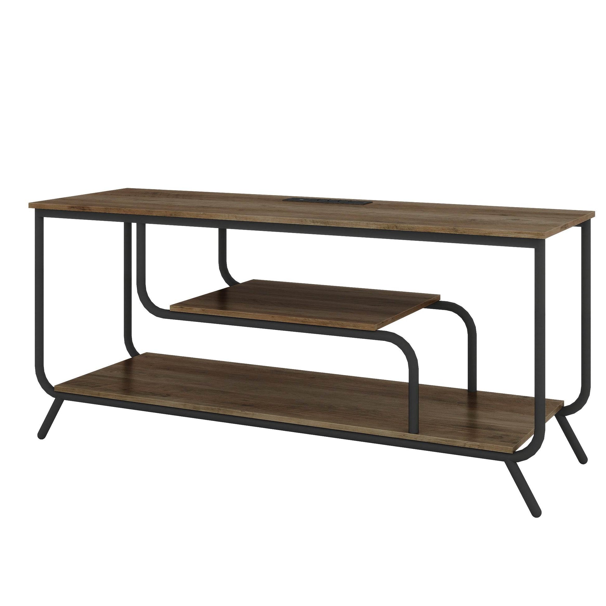 MLNshops light grey TV console for 55 inch TV LED Light