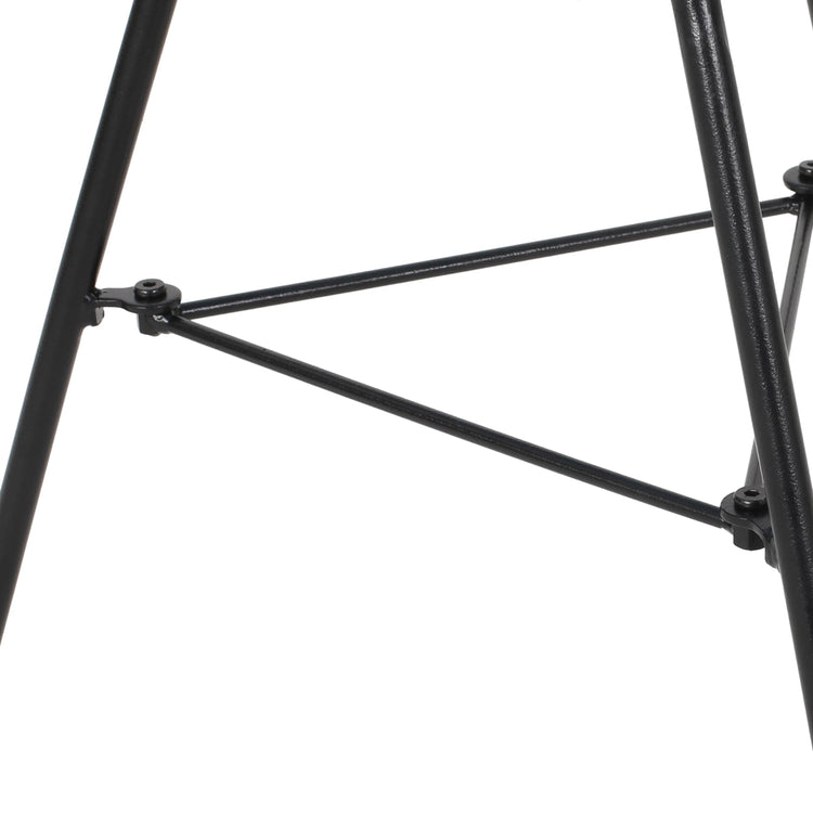 MLNshops Modern Rattan Side Table with Glass Top