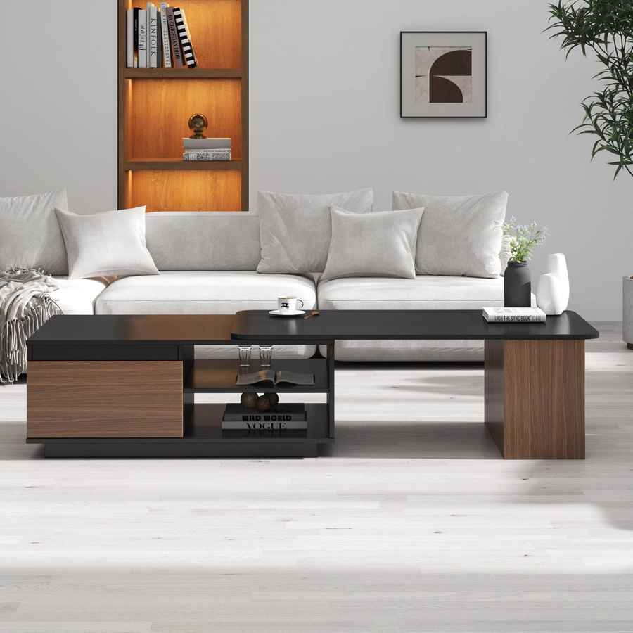 MLNshops Rectangular Sofa Table for Living Room Default