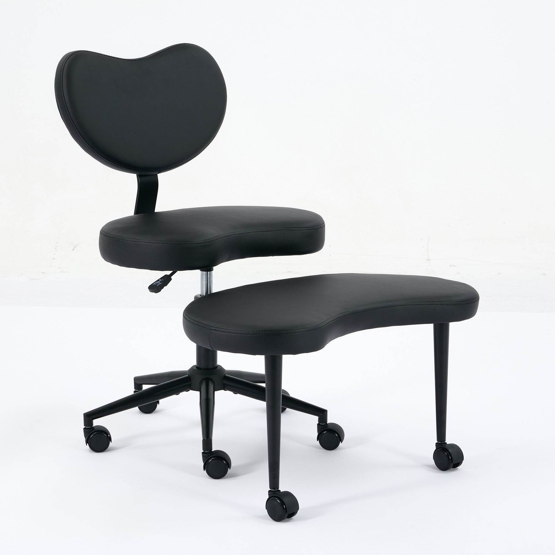 MLNshops cross legged desk chair with wheels - Ergonomic