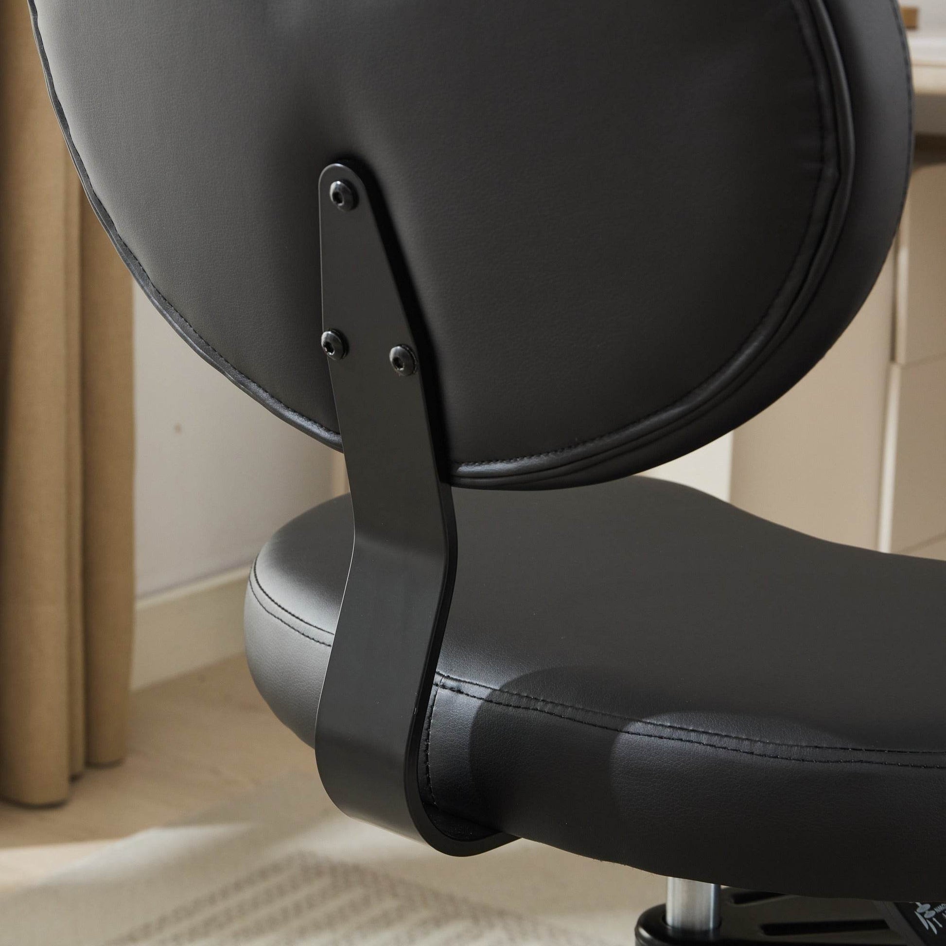 MLNshops cross legged desk chair with wheels - Ergonomic