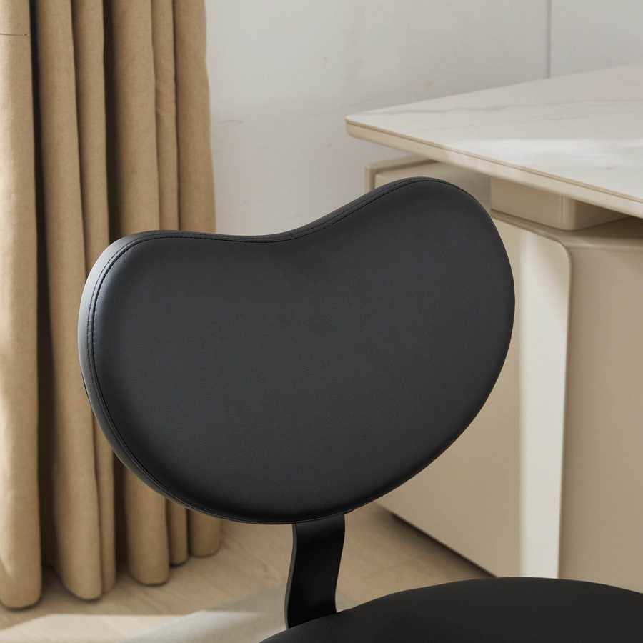 MLNshops cross legged desk chair with wheels - Ergonomic