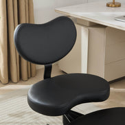 MLNshops cross legged desk chair with wheels - Ergonomic