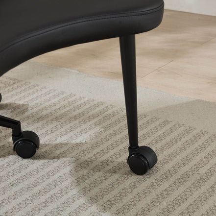 MLNshops cross legged desk chair with wheels - Ergonomic