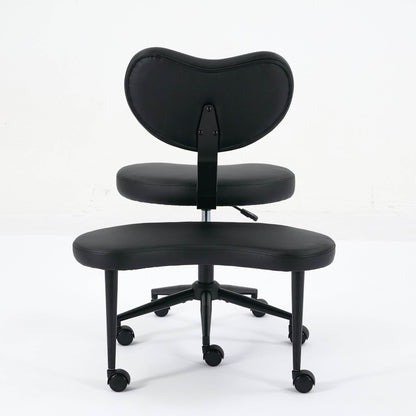 MLNshops cross legged desk chair with wheels - Ergonomic
