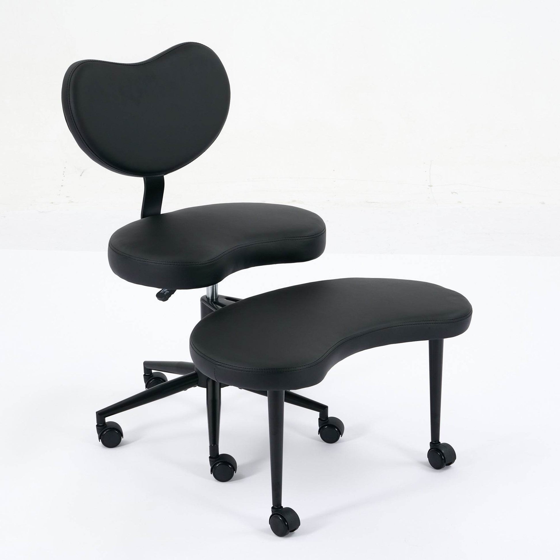 MLNshops cross legged desk chair with wheels - Ergonomic