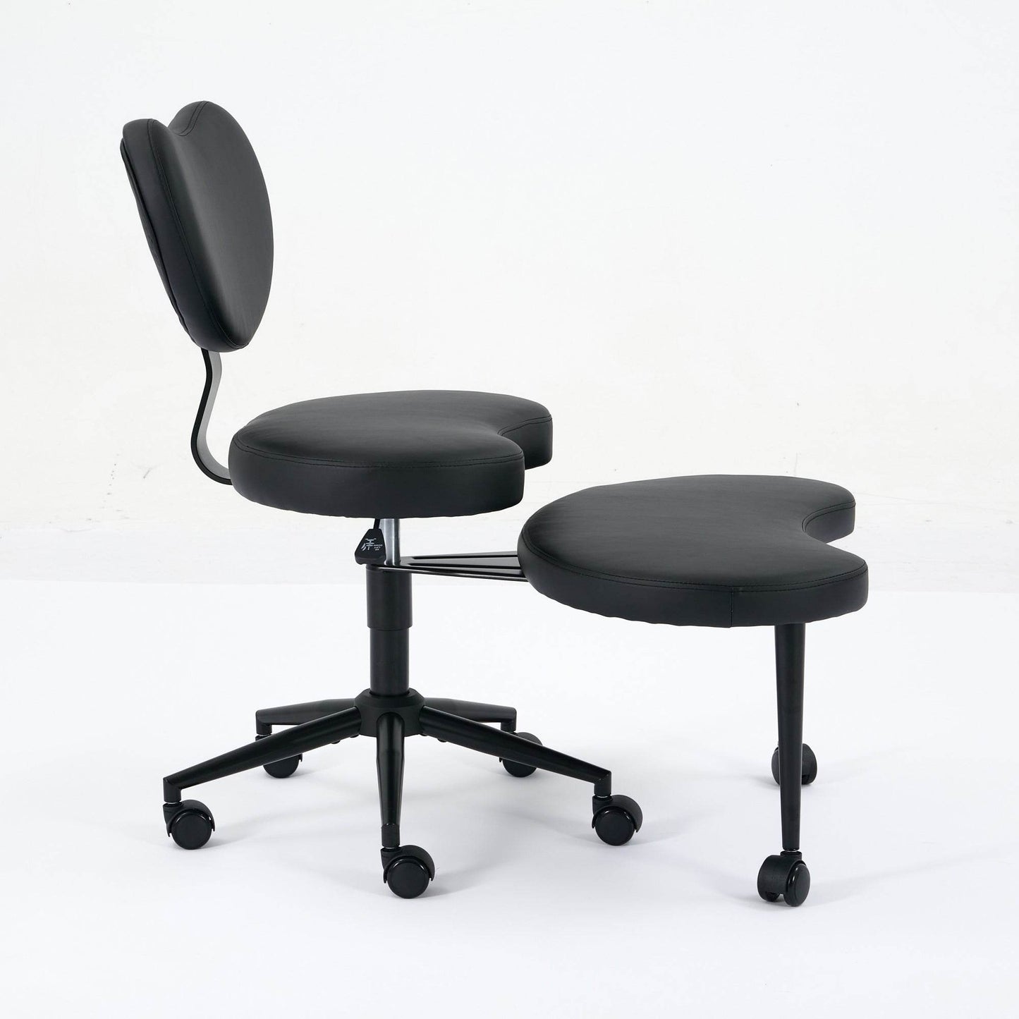 MLNshops cross legged desk chair with wheels - Ergonomic