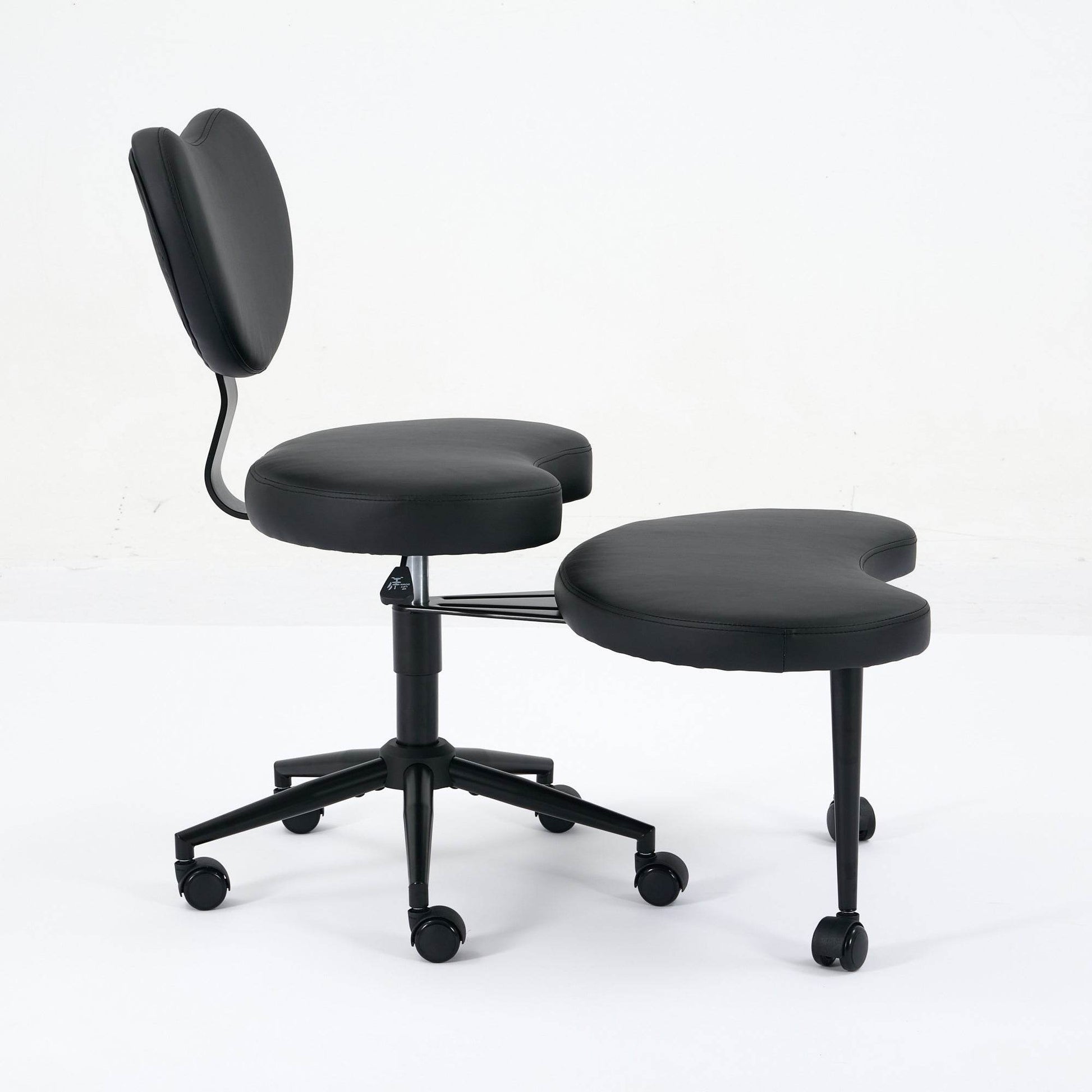 MLNshops cross legged desk chair with wheels - Ergonomic