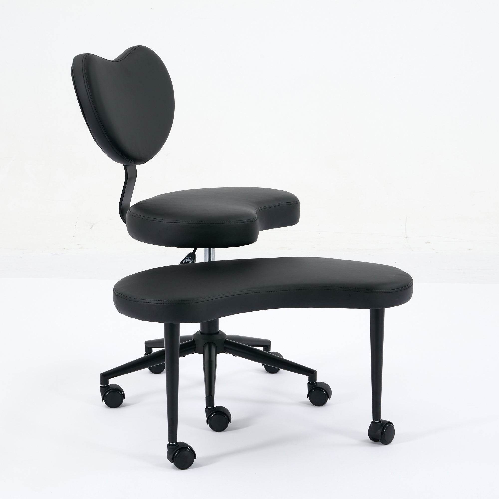MLNshops cross legged desk chair with wheels - Ergonomic