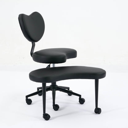 MLNshops cross legged desk chair with wheels - Ergonomic