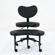 MLNshops cross legged desk chair with wheels - Ergonomic
