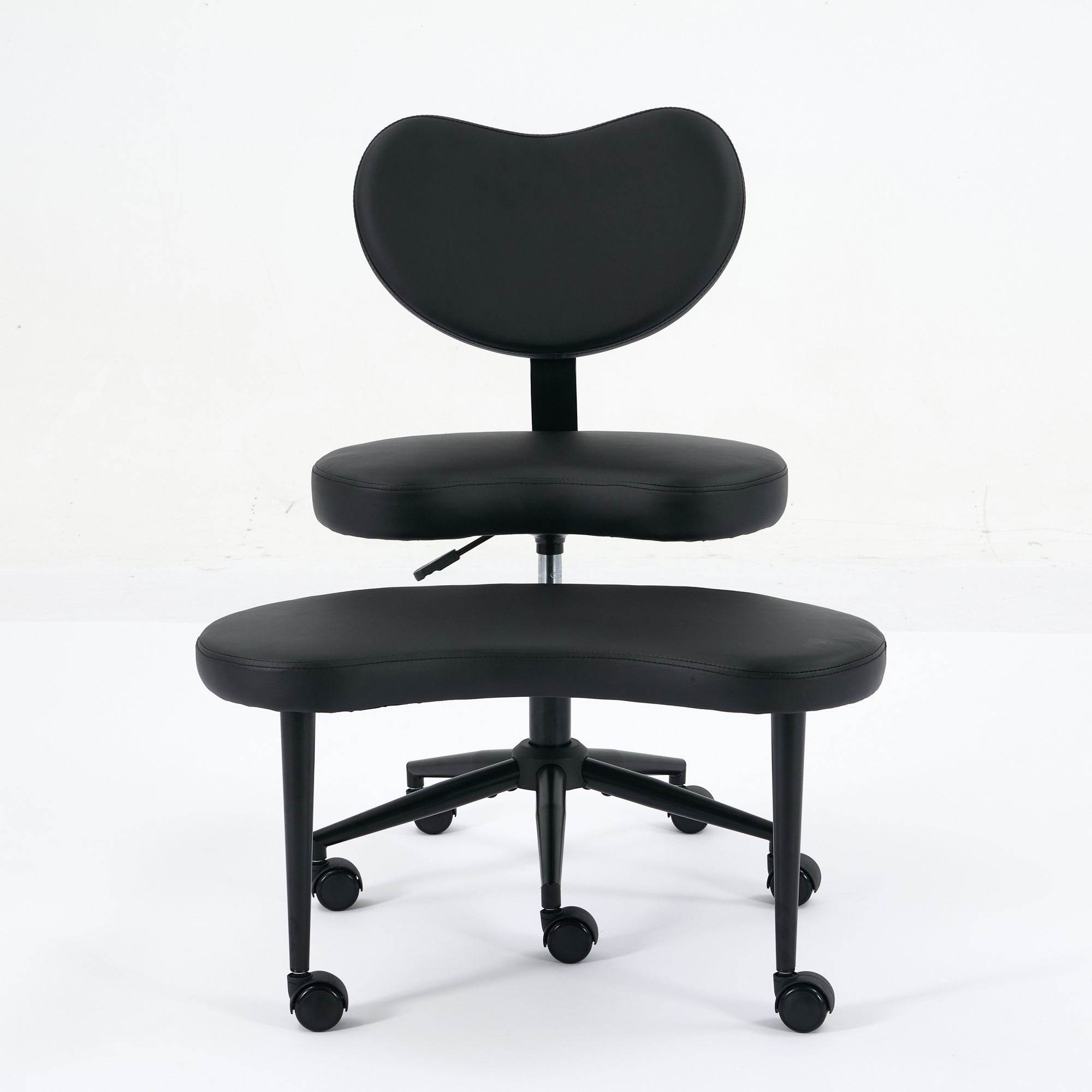 MLNshops cross legged desk chair with wheels - Ergonomic