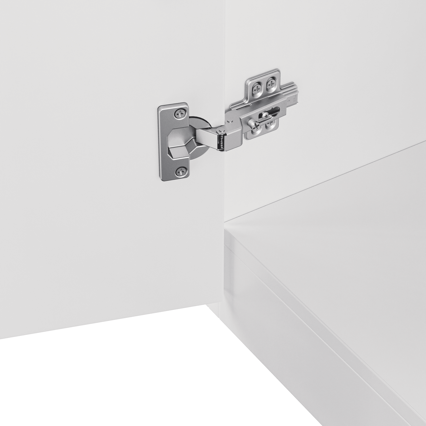 MLNshops LED TV stand for 75 inch TV. White Storage Console