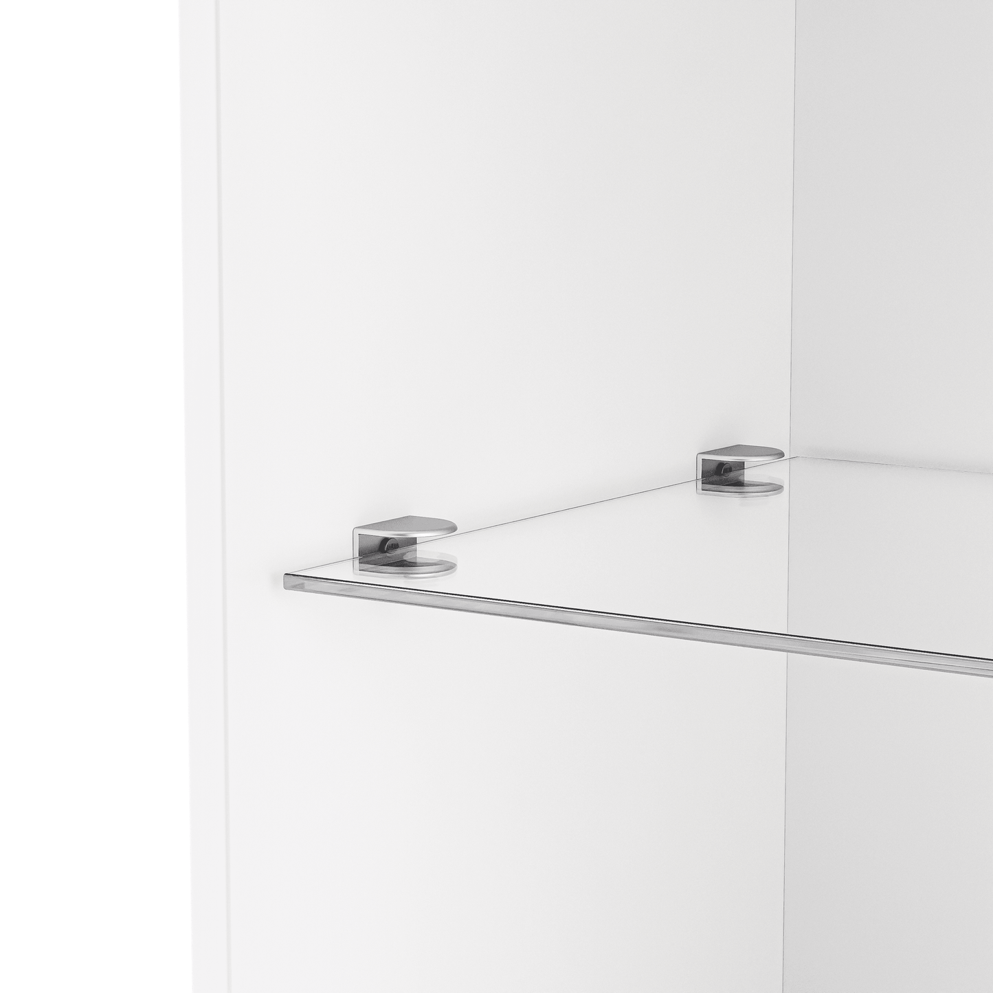 MLNshops LED TV stand for 75 inch TV. White Storage Console