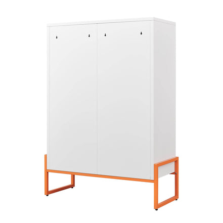 MLNshops modern minimalist shoe cabinet - Ventilated White
