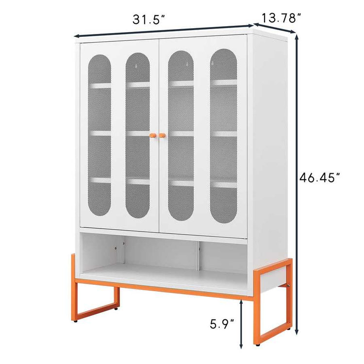 MLNshops modern minimalist shoe cabinet - Ventilated White