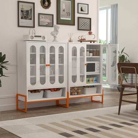 MLNshops modern minimalist shoe cabinet - Ventilated White