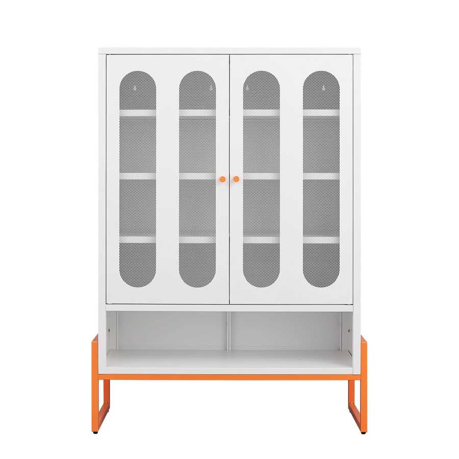 MLNshops modern minimalist shoe cabinet - Ventilated White