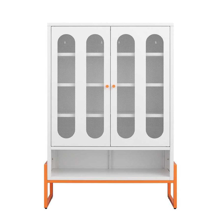 MLNshops modern minimalist shoe cabinet - Ventilated White