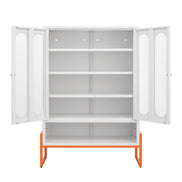 MLNshops modern minimalist shoe cabinet - Ventilated White