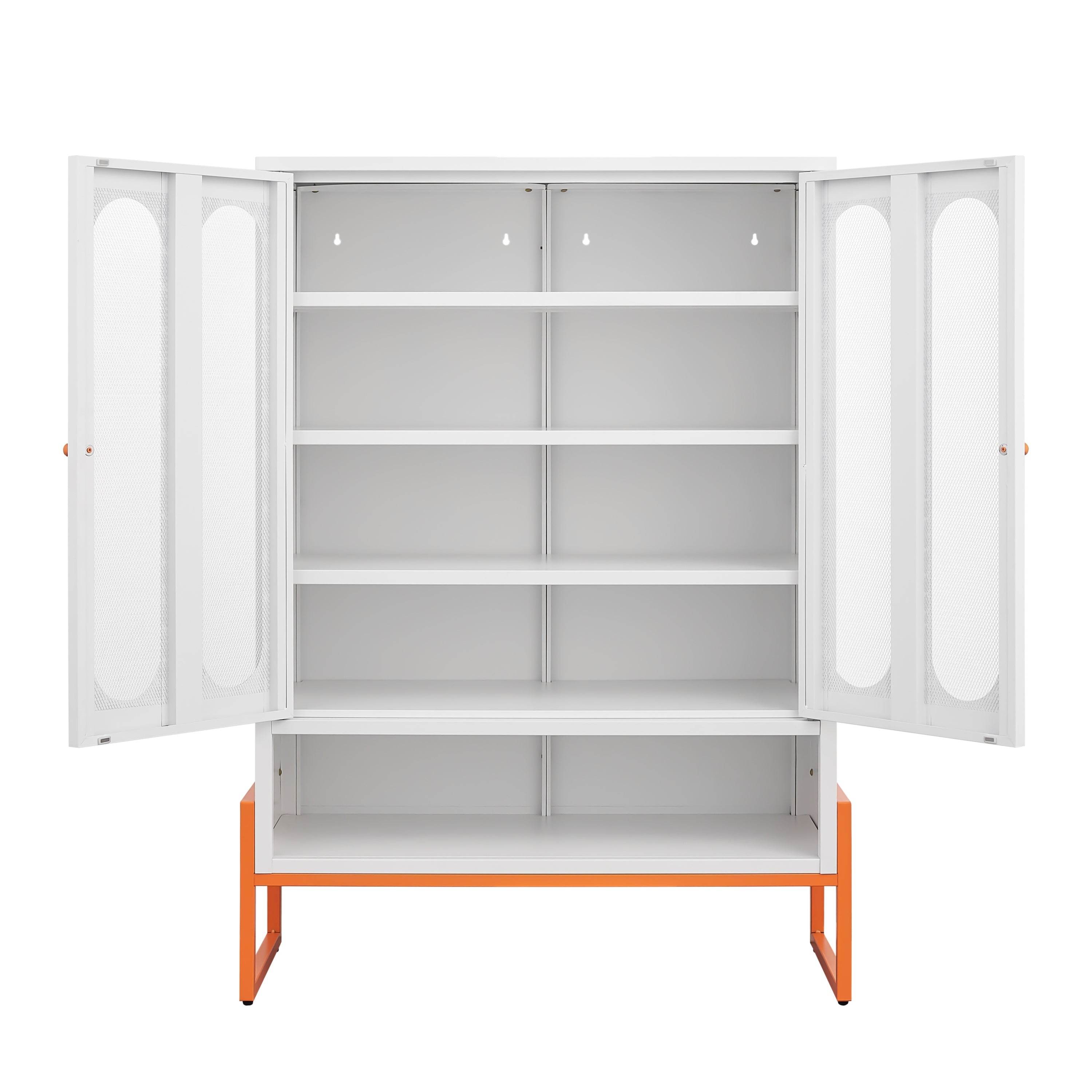 MLNshops modern minimalist shoe cabinet - Ventilated White