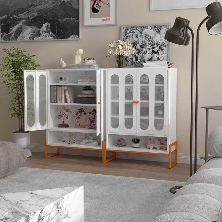 MLNshops modern minimalist shoe cabinet - Ventilated White