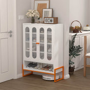 MLNshops modern minimalist shoe cabinet - Ventilated White