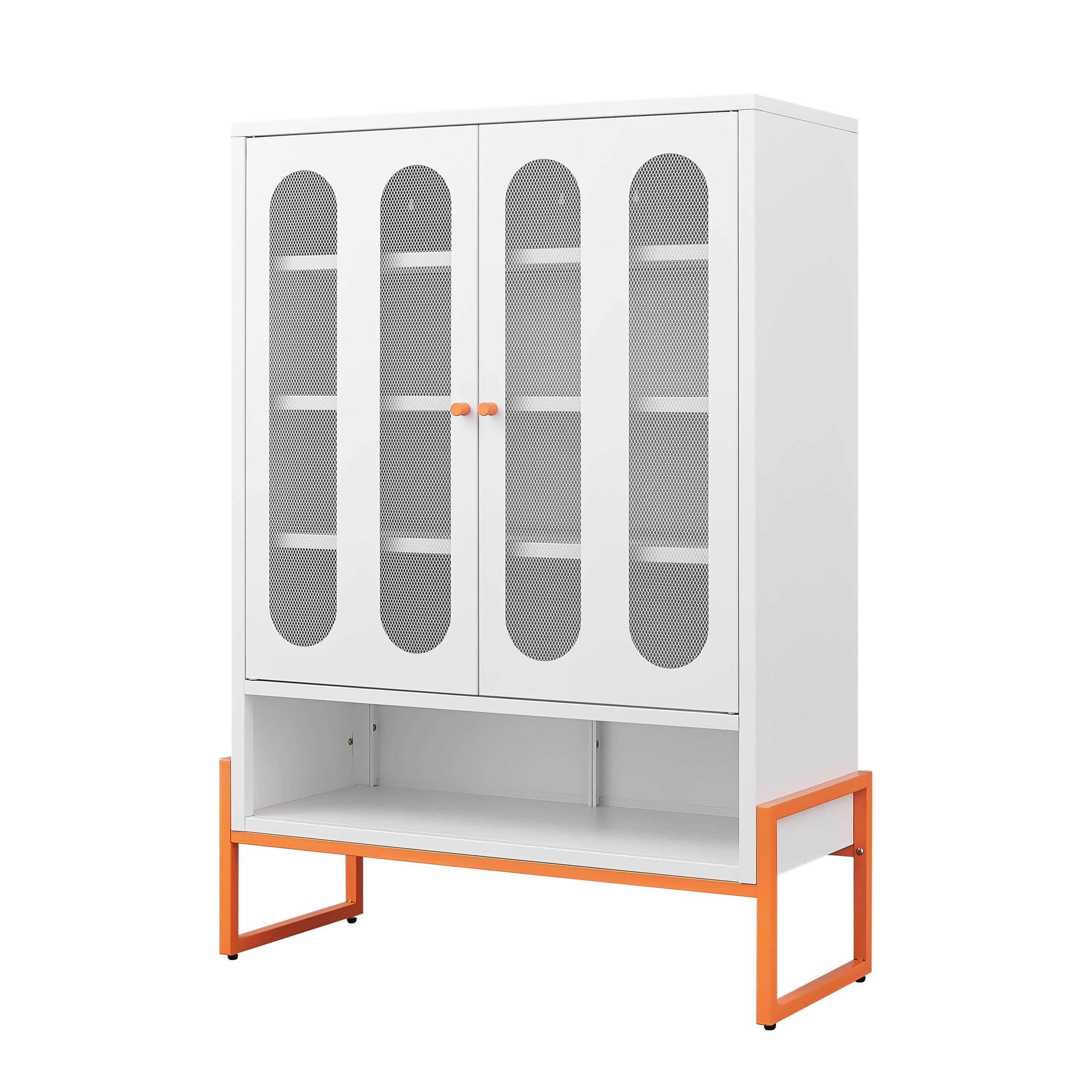 MLNshops modern minimalist shoe cabinet - Ventilated White