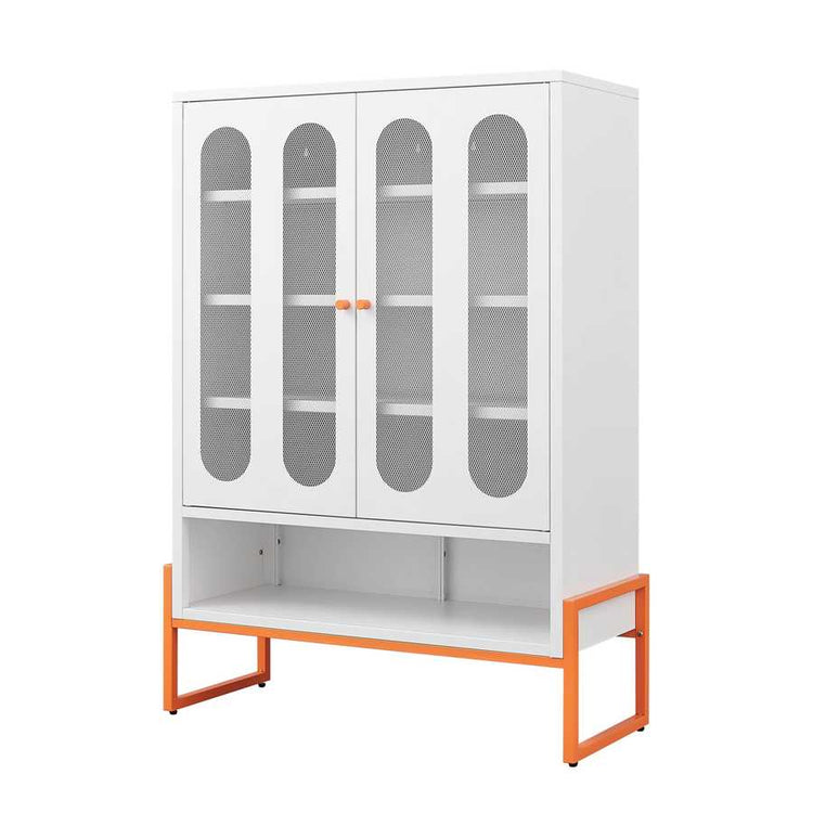 MLNshops modern minimalist shoe cabinet - Ventilated White