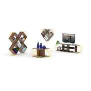 MLNshops Mid Century Modern TV Stand Console Table