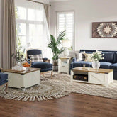 mlnshops Moose Brown Sofa Table with Storage