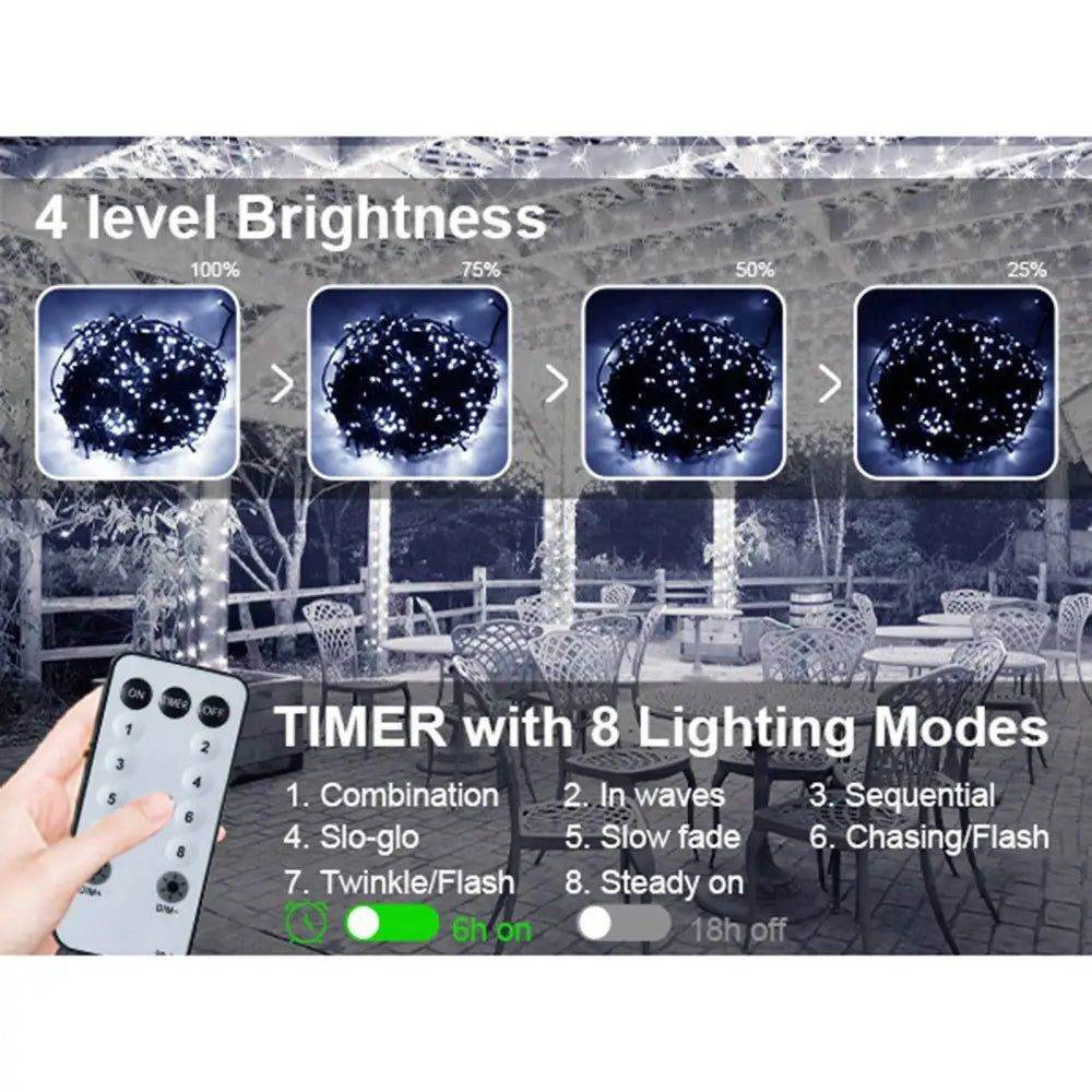 MLNshops Multicolor Fairy Lights with Timer - Outdoor Set