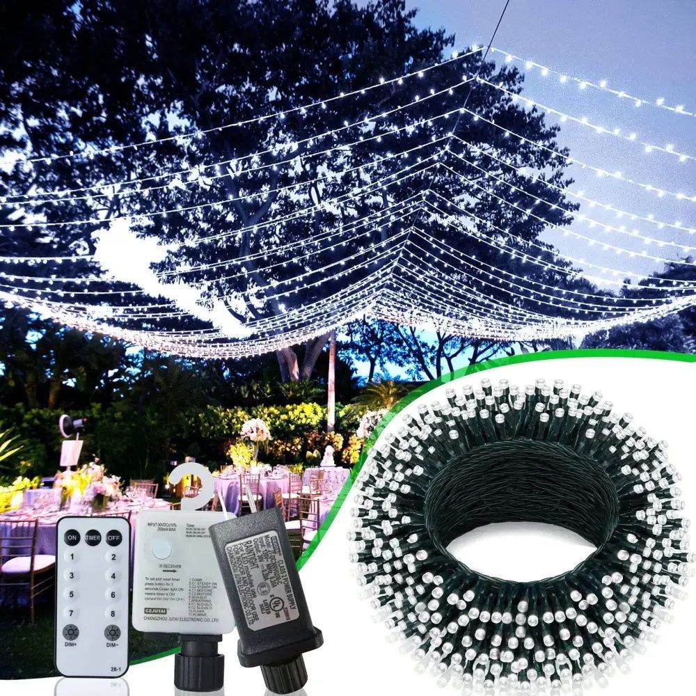 MLNshops Multicolor Fairy Lights with Timer - Outdoor Set