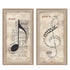 MLNshops Music Themed Wall Decor Framed Print Set Default