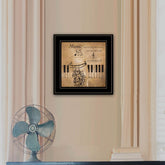 MLNshops Musical Themed Home Decor Framed Print