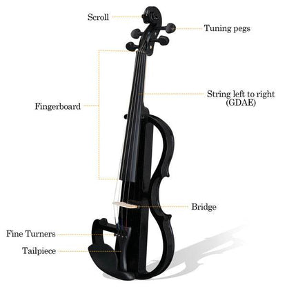 MLNshops best affordable electric violin set - Complete Kit
