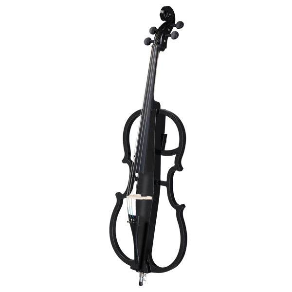mlnshops full size electric cello - Sleek Black Skeleton