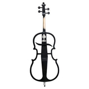 mlnshops full size electric cello - Sleek Black Skeleton