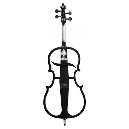 mlnshops full size electric cello - Sleek Black Skeleton