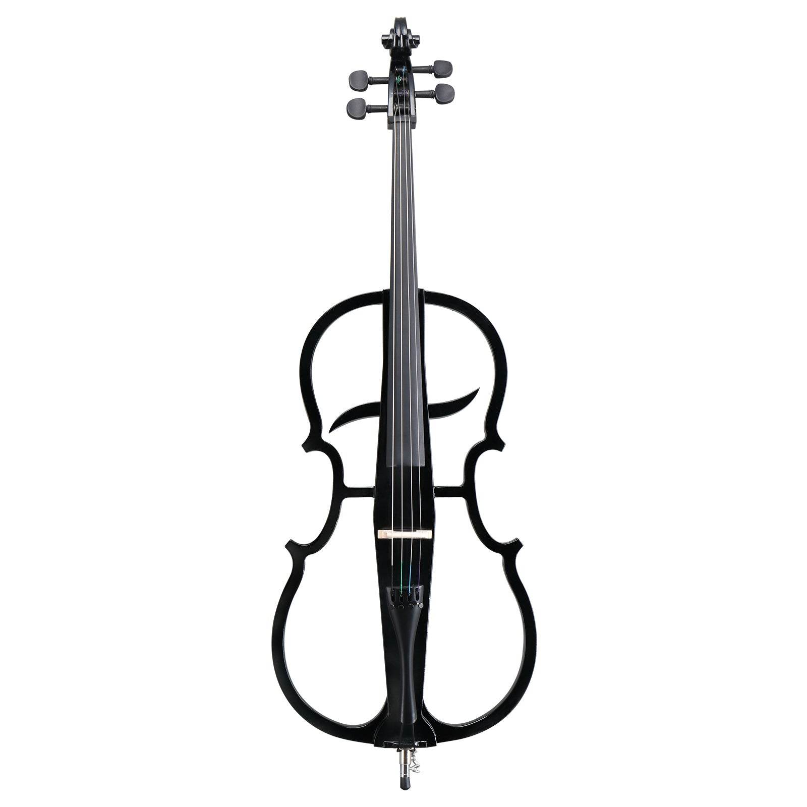mlnshops full size electric cello - Sleek Black Skeleton Default Title