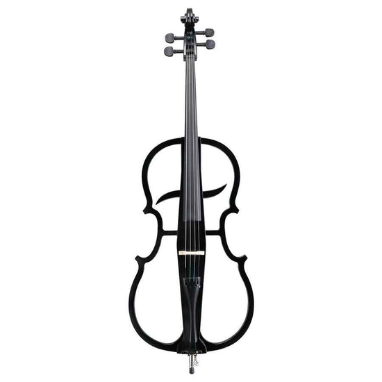 mlnshops full size electric cello - Sleek Black Skeleton Default Title