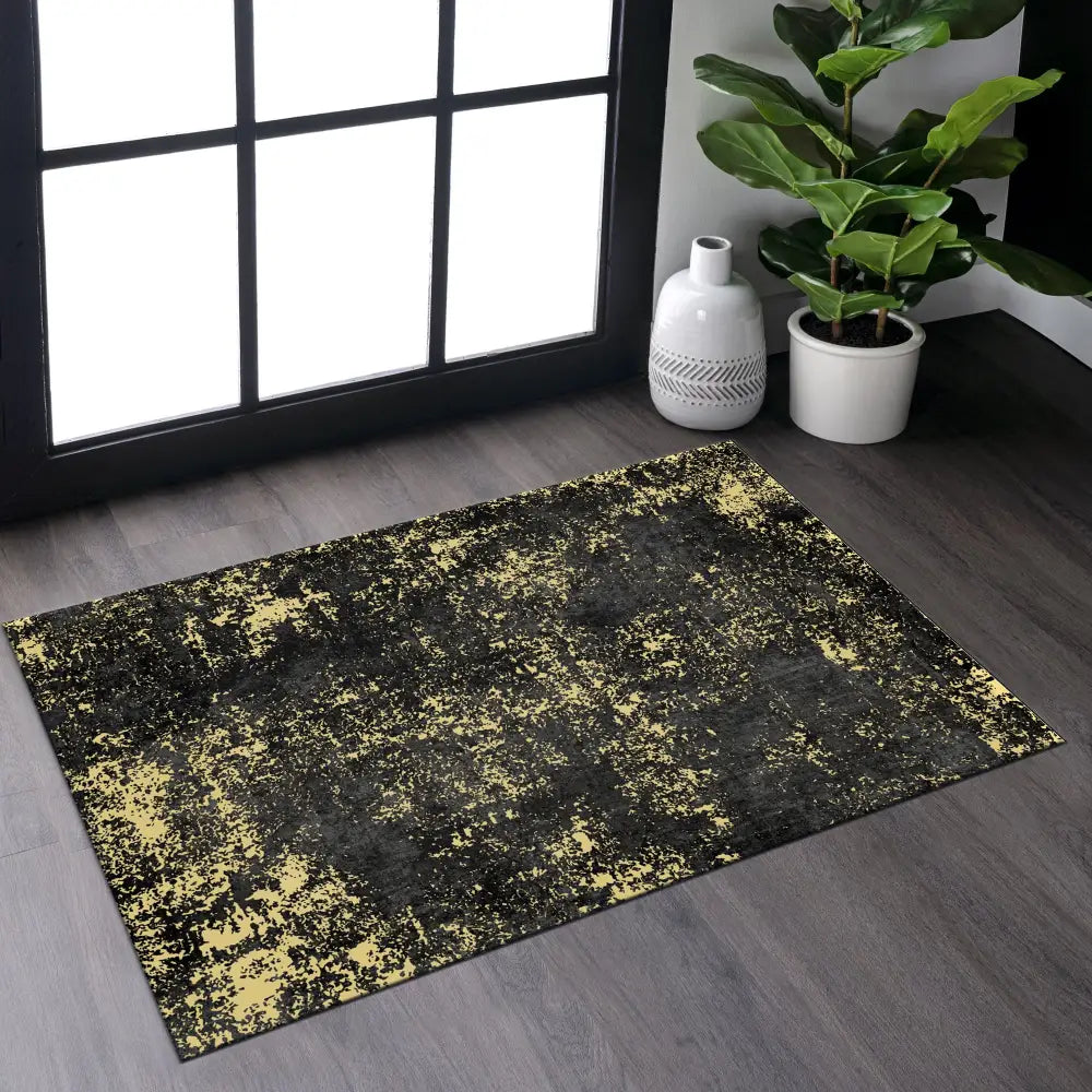 Naar 2x3 Machine Washable Area Rugs, Low-Pile, Non-Slip, Non-Shedding, Foldable, Kid & Pet Friendly - Area Rugs for living room, bedroom, kitchen, dining room rug MLNshops]