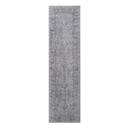 NAAR MARFI Collection 2X8 Grey/Oriental Non-Shedding Living Room Bedroom Dining Home Office Stylish and Stain Resistant Area Rug MLNshops]